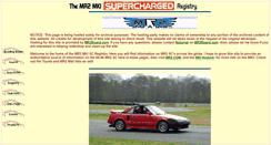 Desktop Screenshot of mr2sc.com